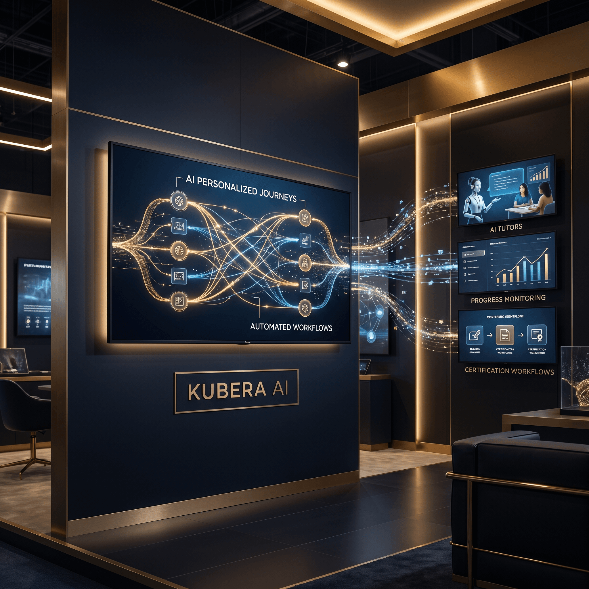 Kubera AI online school automation dashboard for Poland